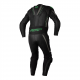 RST S1 CE MENS LEATHER SUIT BLACK GREY NEON GREEN