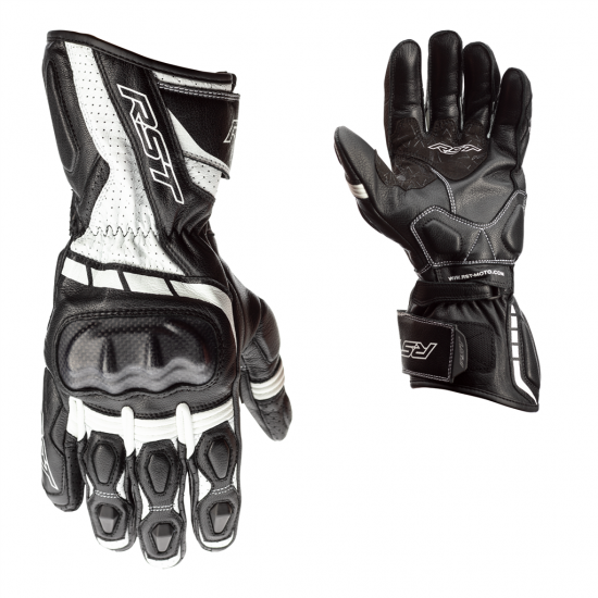 RST AXIS CE MENS GLOVE BLACK-WHITE