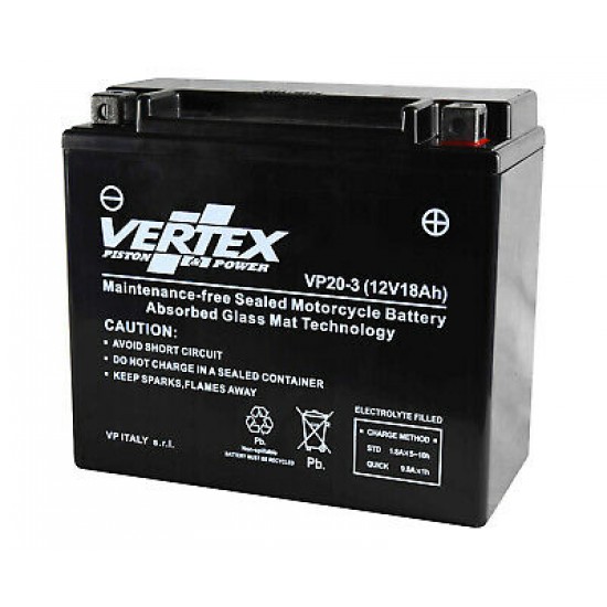 YTX20CH-BS VERTEX BATTERY 