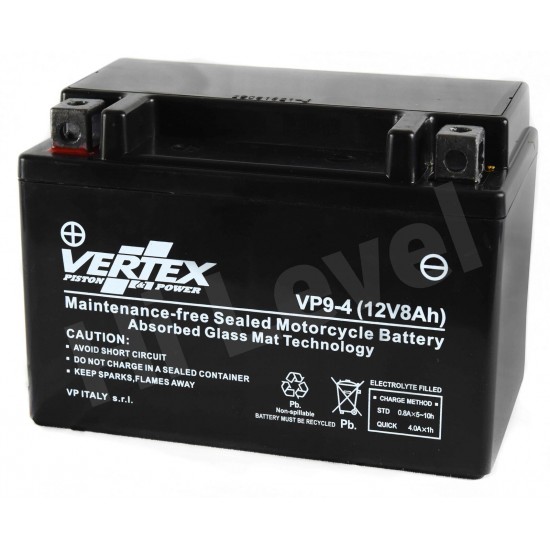 YTX9-BS VERTEX BATTERY 