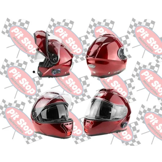 Casco Moto Modulare Viper RSV191 BL+ 3.0 Pinlock Bluetooth – Colore Raze Grey, Taglia XL. Omologato ECE22.06, Con Sistema Interfono Blinc Integrato, Doppia Visiera E Comfort Totale. - 3