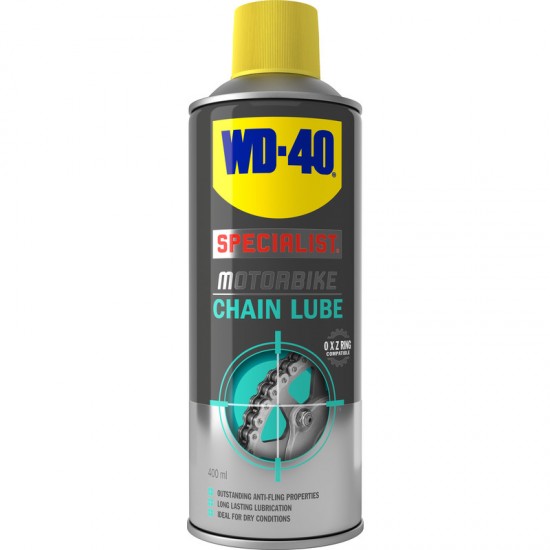 WD-40 MOTORCYCLE CHAIN LUBE 400ML WD 40
