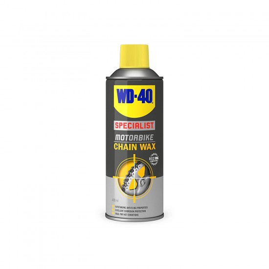 WD-40 MOTORCYCLE CHAIN WAX 400ML WD 40