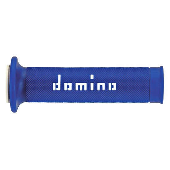 DOMINO A010 ROAD RACING GRIPS BLUE/WHITE
