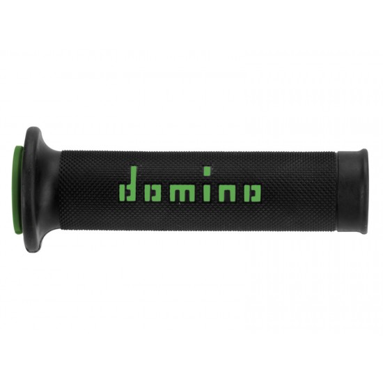 DOMINO A010 ROAD RACING GRIPS BLACK/GREEN