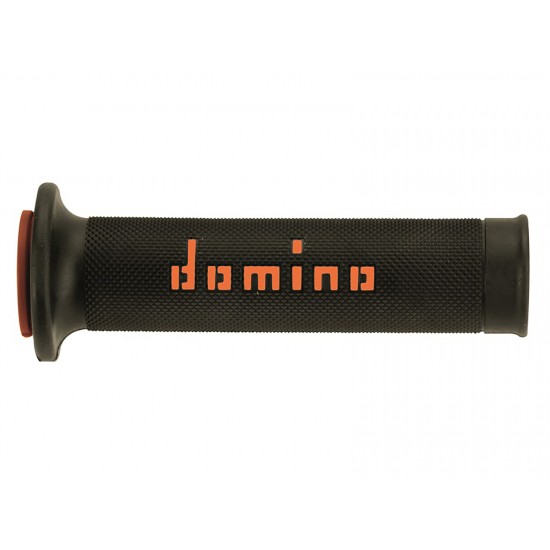 DOMINO A010 ROAD RACING GRIPS BLACK/ORANGE