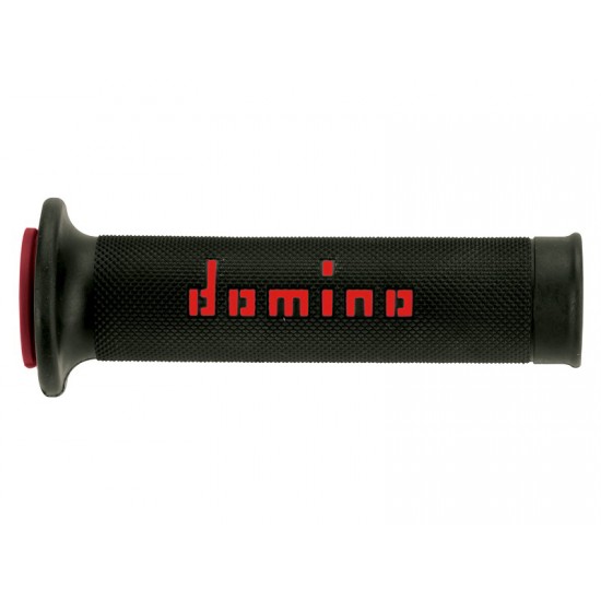 DOMINO A010 ROAD RACING GRIPS BLACK/RED