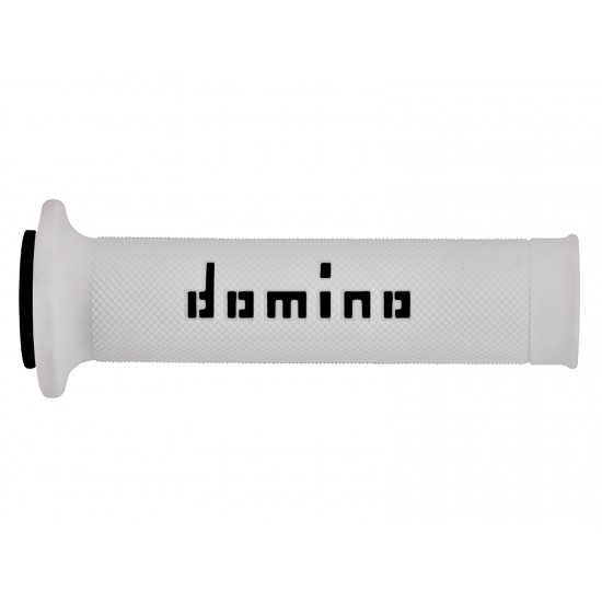 DOMINO A010 ROAD RACING GRIPS WHITE/BLACK