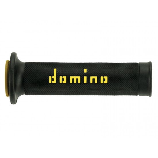 DOMINO A010 ROAD RACING GRIPS BLACK/YELLOW