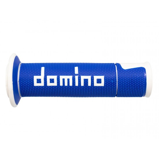 DOMINO A450 ROAD RACING GRIPS BLUE/WHITE