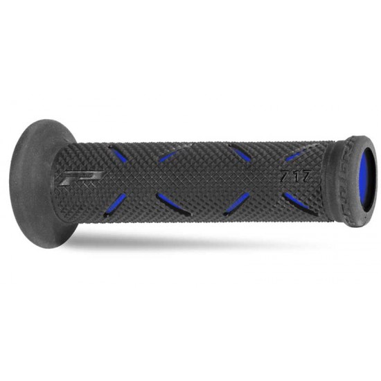 PROGRIP DUO DENSITY ROAD GRIPS BLACK/BLUE CLOSED END