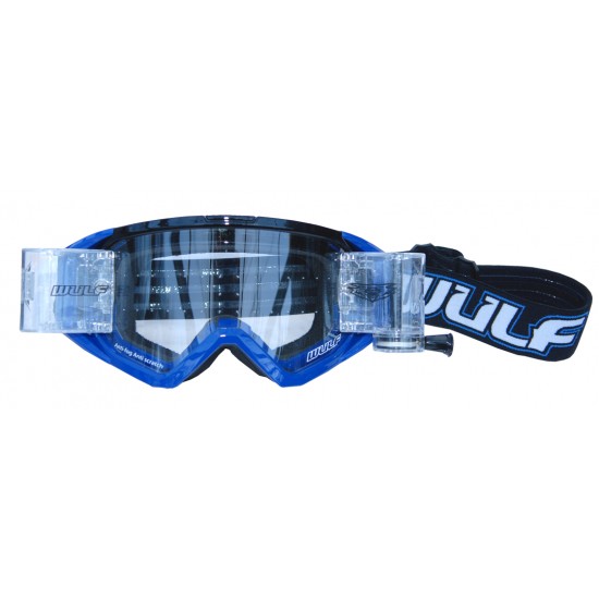 WULFSPORT ADULT WIDE VISION RACER PACK BLUE 