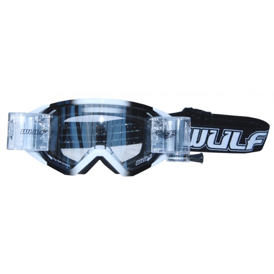 WULFSPORT ADULT WIDE VISION RACER PACK BLACK WHITE 
